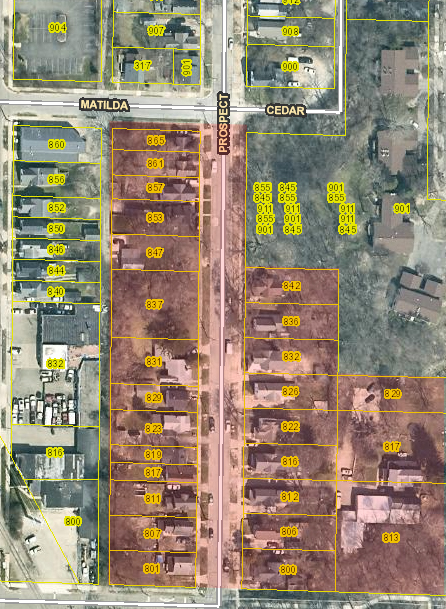 GIS Map - Actual Development
